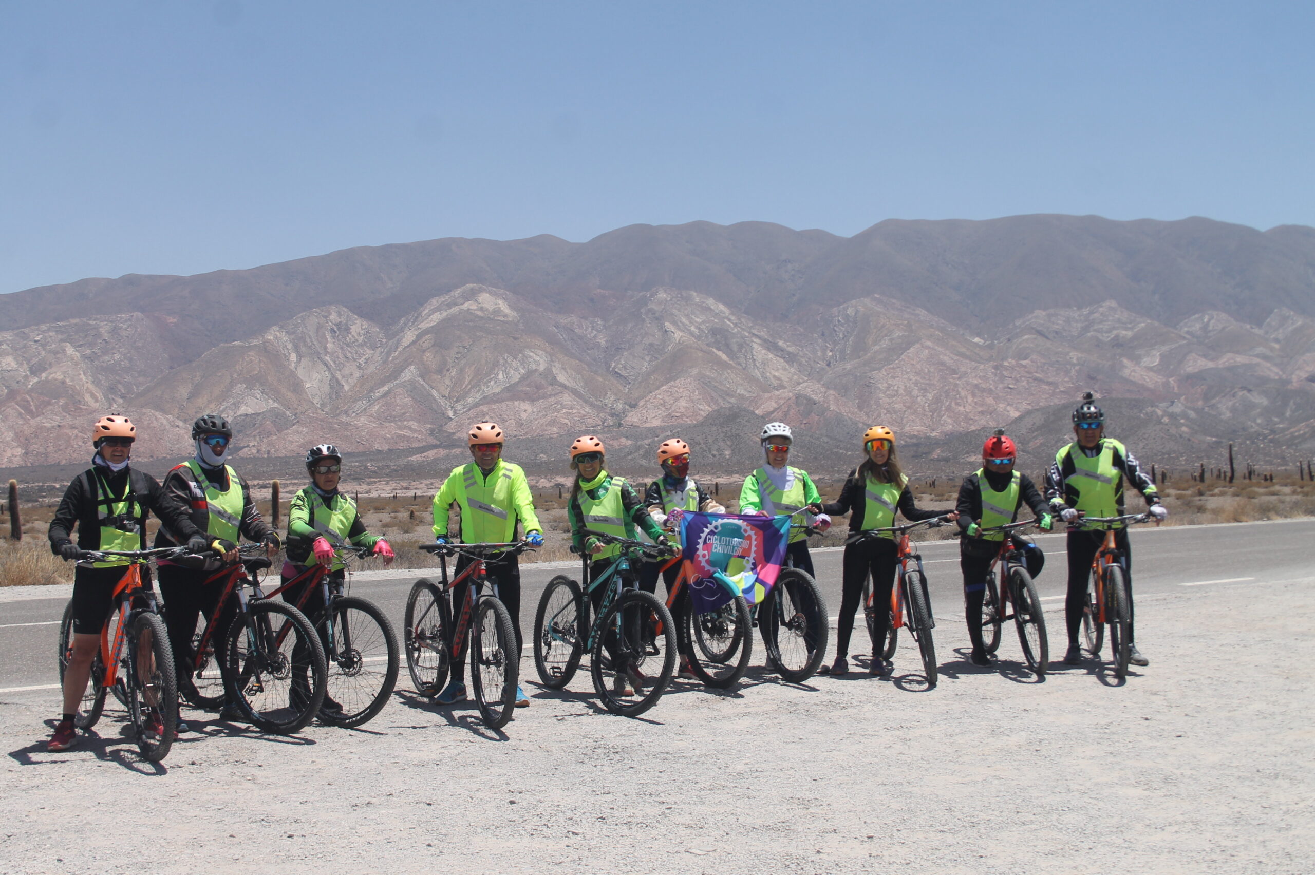 Panorámica de mountain bike en Salta